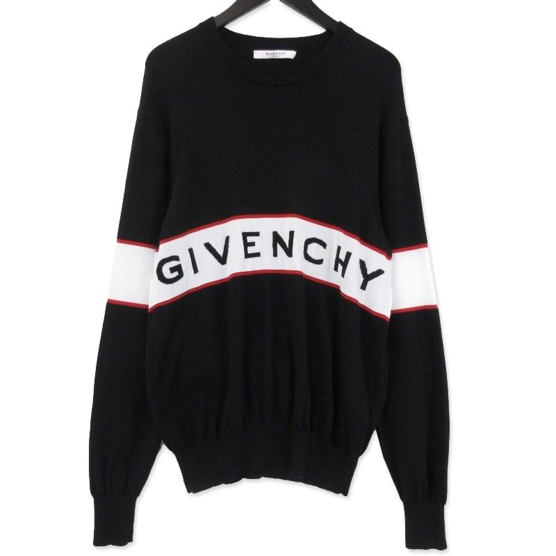 GIVENCHY ジバンシィ プルオーバー ニット BM904A4Y11 セーター ロゴ 