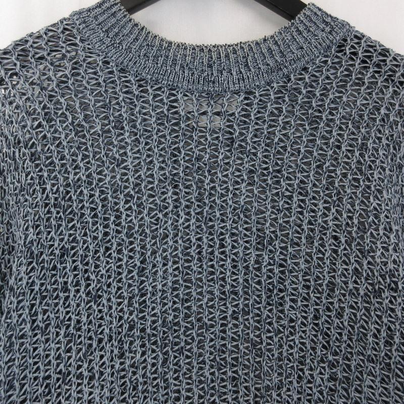 YOKE ヨーク ニット YK21SS0224S LARGE MESHED CREW NECK RIB YOKE ヨーク ニット YK21SS0224S LARGE MESHED CREW NECK RIB