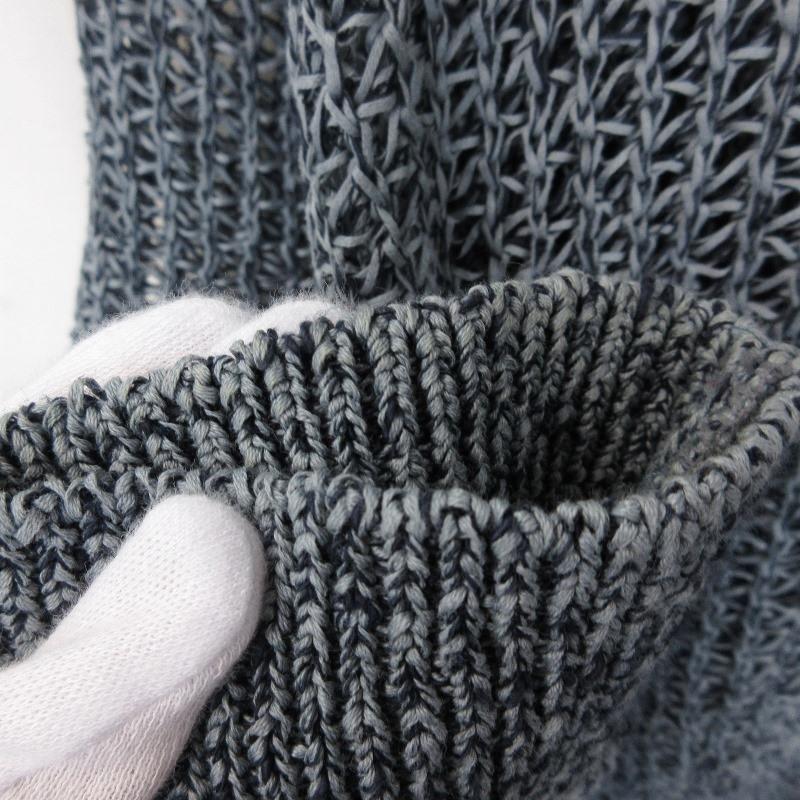 YOKE ヨーク ニット YK21SS0224S LARGE MESHED CREW NECK RIB YOKE ヨーク ニット YK21SS0224S LARGE MESHED CREW NECK RIB