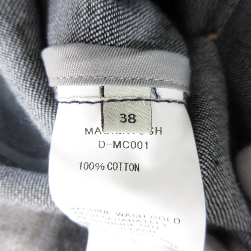 Mackintosh 未使用 MACKINTOSH マッキントッシュ デニム ステンカラー