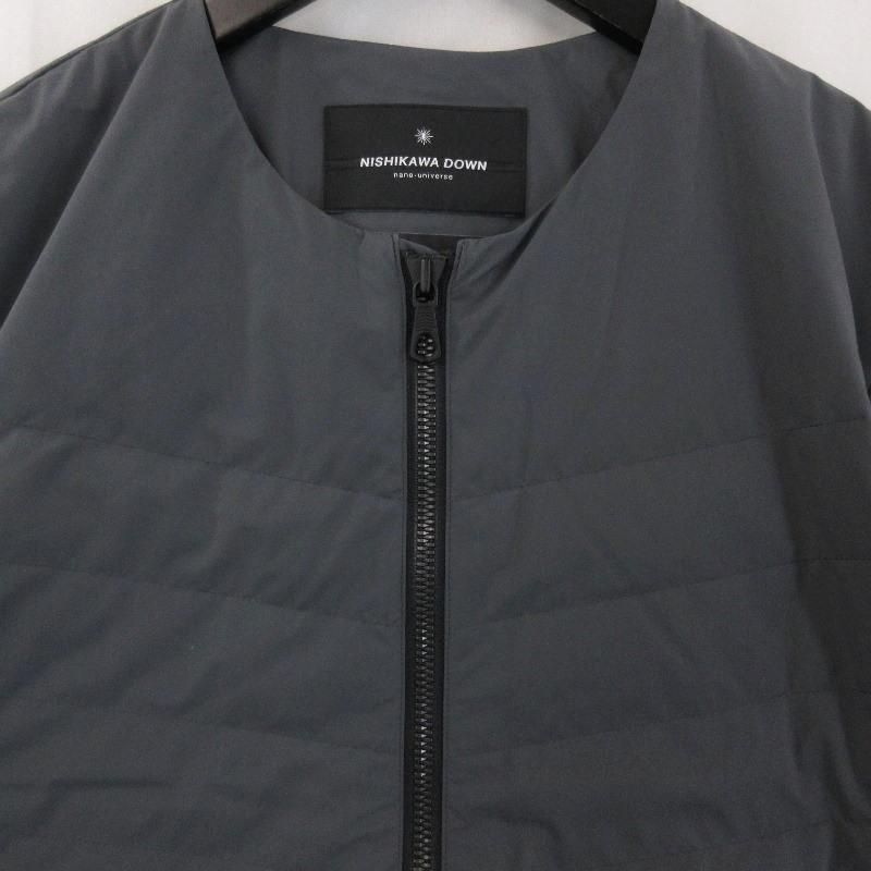 nano universe × 西川ダウン ナノユニバース ノーカラー ダウン