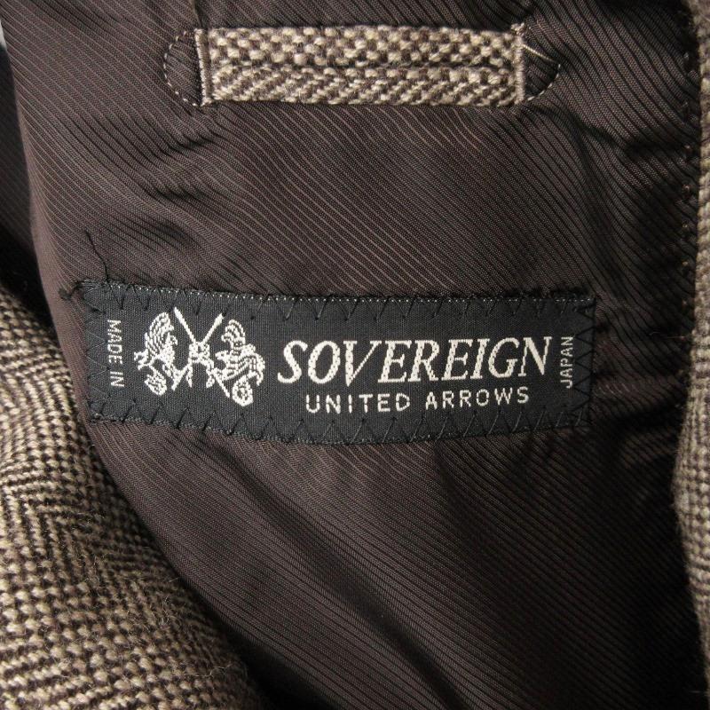 未使用 定価¥50600 SOVEREIGN テーラードジャケット アローズ SOVEREIGN＞ソリッド フランネル 2Bテーラードジャケット RELAX