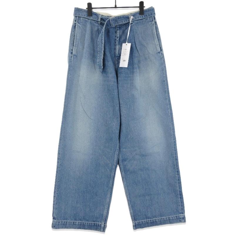 未使用 Graphpaper グラフペーパー 24AW Selvage Denim Belted Pants 