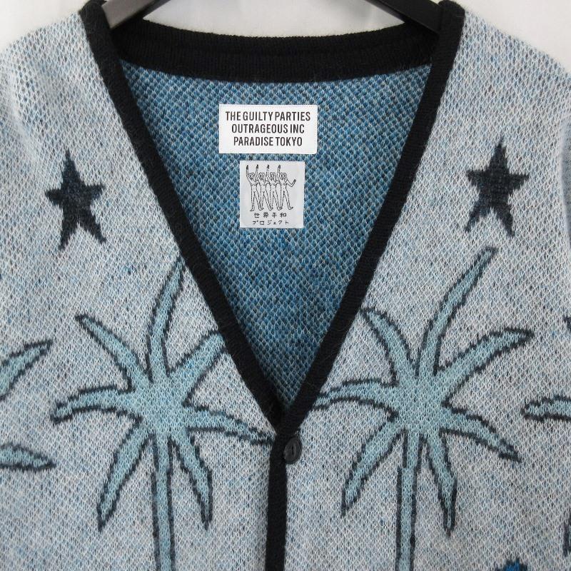 WACKO MARIA ワコマリア モヘア カーディガン 24SS-WMK-KN19 WACKO MARIA ワコマリア モヘア カーディガン 24SS-WMK-KN19