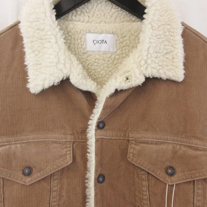未使用 CIOTA シオタ 22AW コーデュロイボアジャケット JKLM-123M