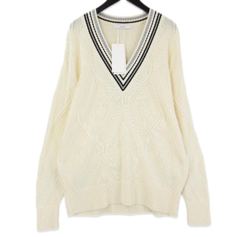 未使用 Jieda ジエダ ニットセーター Jie-24S-KN01 CABLE KNIT 