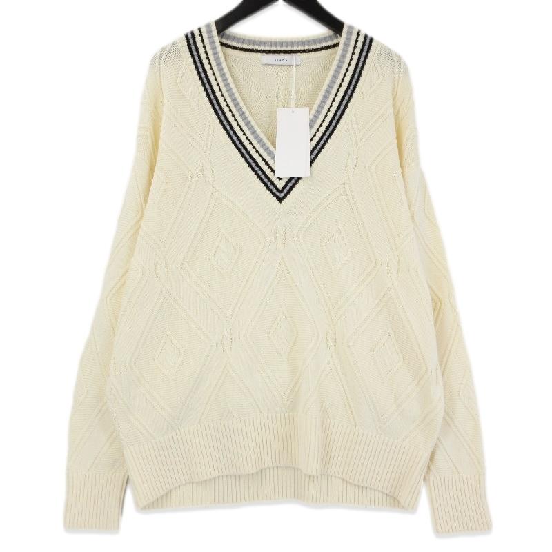 未使用 Jieda ジエダ ニットセーター Jie-24S-KN01 CABLE KNIT 