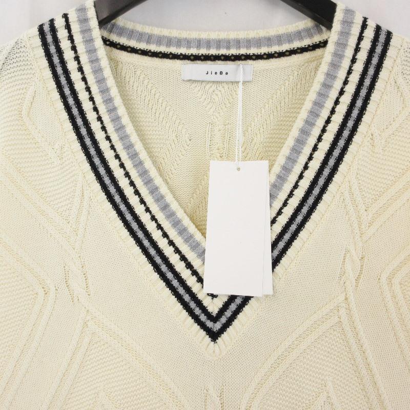 未使用 Jieda ジエダ ニットセーター Jie-24S-KN01 CABLE KNIT 