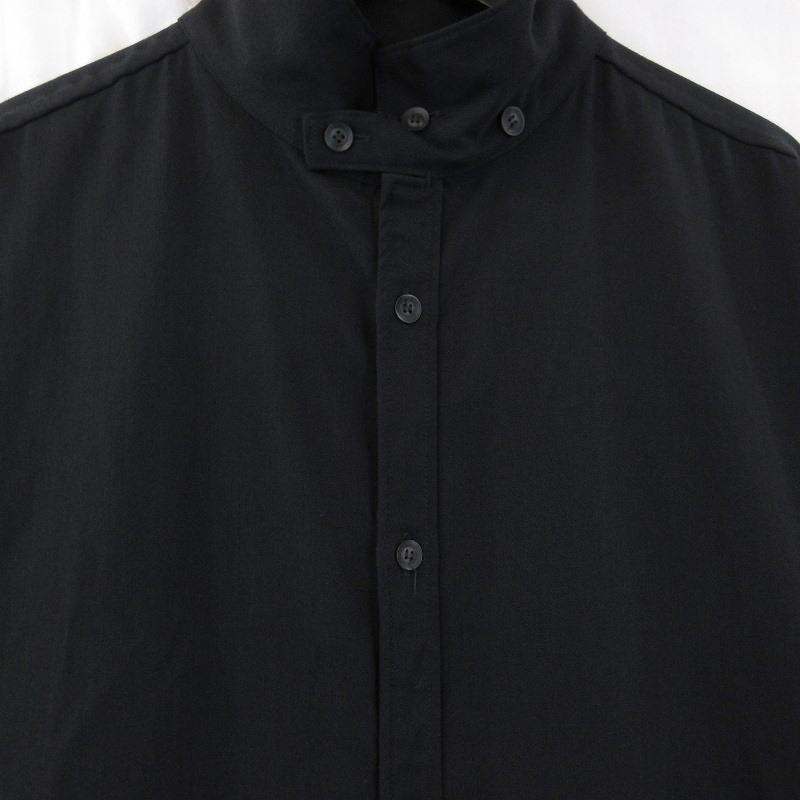 美品 Yohji Yamamoto POUR HOMME ヨウジヤマモト 長袖ロングシャツ HH 