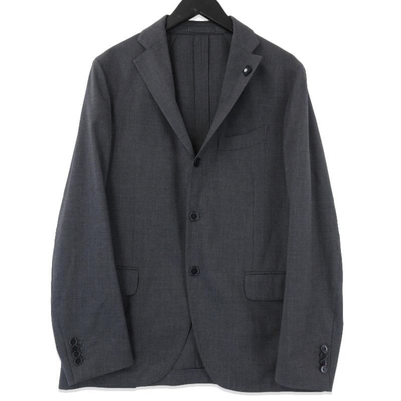 LARDINI グレー テーラードジャケット ラルディーニグレー テーラードジャケット
