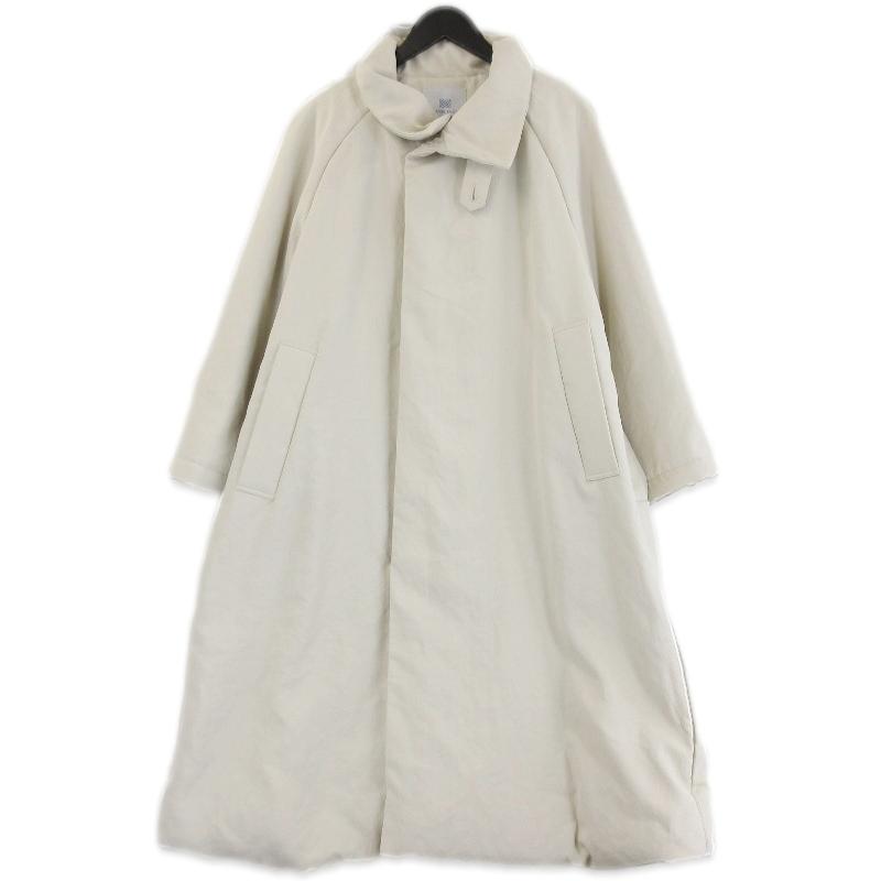 美品 KAPOK KNOT カポックノット スタンドカラーコート U23AWLCT07  