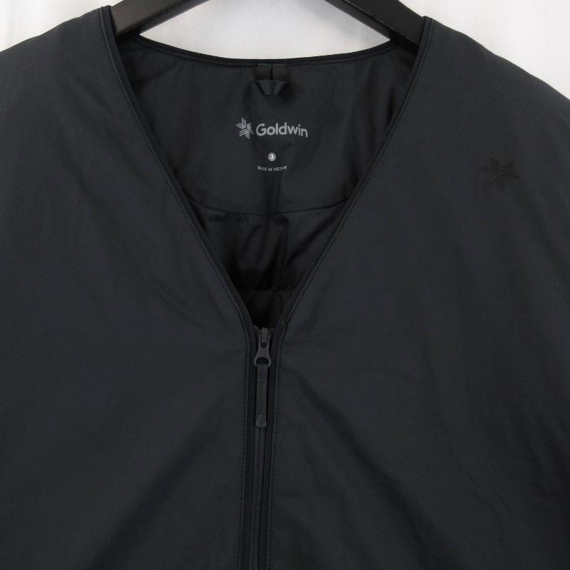 新品未使用】ゴールドウィン Vネック ジップ ダウン カーディガン