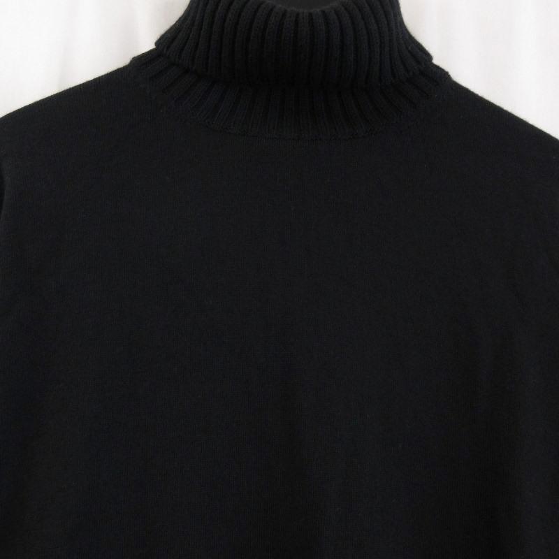 Cruciani クルチアーニ ブラック タートルネック セーター 48