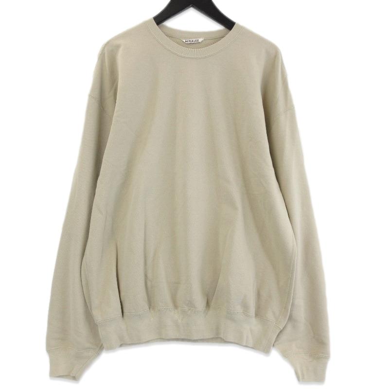 美品 AURALEE オーラリー スウェットシャツ A9SP02GU SUPPER SOFT 