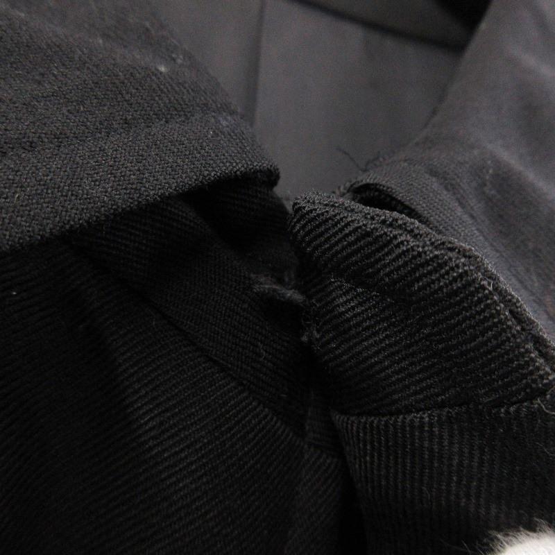 美品✨コムデギャルソンオム　ステンカラーコート　ライナー付き　コットン　黒　XS 美品✨コムデギャルソンオム ステンカラーコート ライナー付き