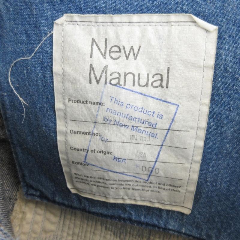 未使用 New Manual ニューマニュアル 24AW デニムパンツ 028 LV 未使用 New Manual ニューマニュアル 24AW デニムパンツ 028 LV