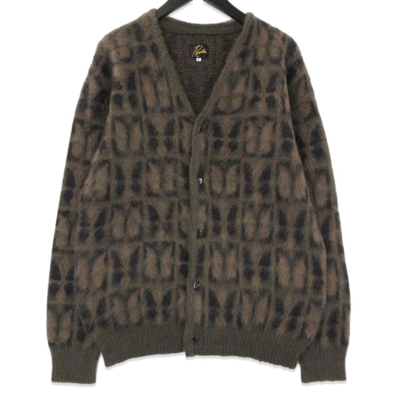 美品 Needles ニードルズ モヘアカーディガン NS279 Mohair Cardigan  