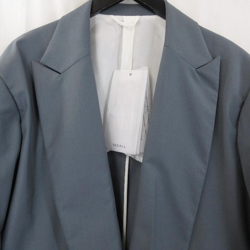 未使用 SEEALL シーオール OVERSIZED DOUBLE BREASTED ? BLAZER SAU43 