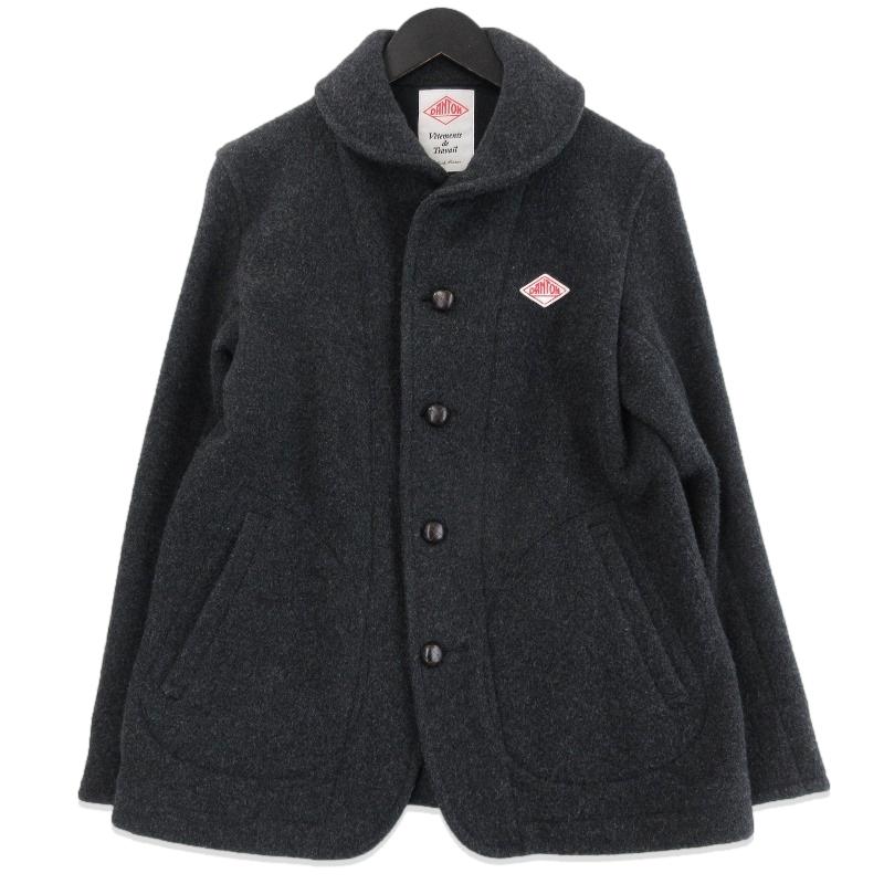 DANTON ダントン 丸襟 ウール モッサジャケット JD-8237 WOM