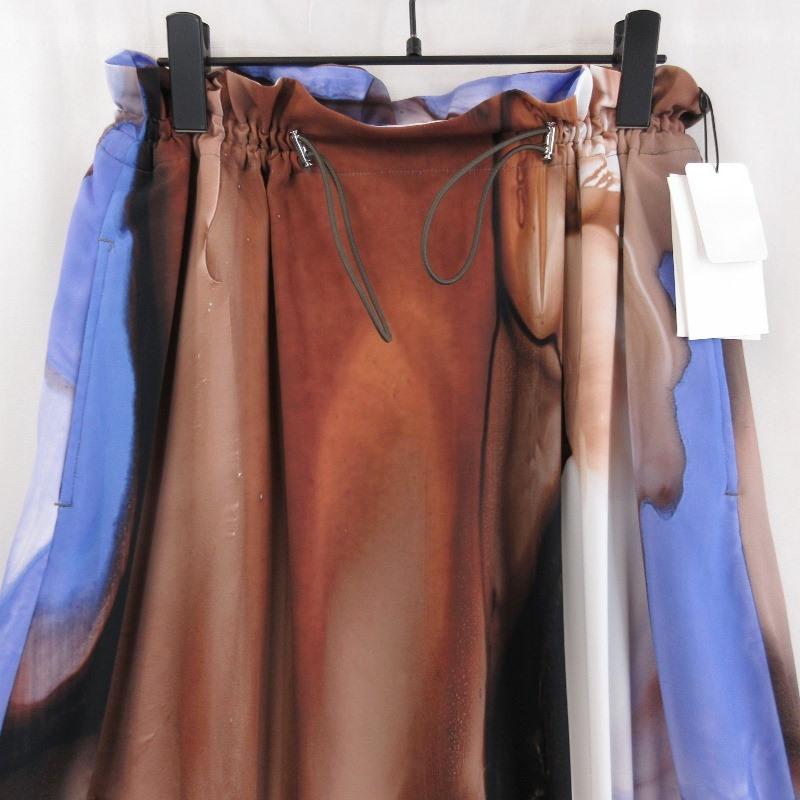 未使用 UJOH ウジョー Draw Cord Gathered SKT U754-S07-903 ドロー  