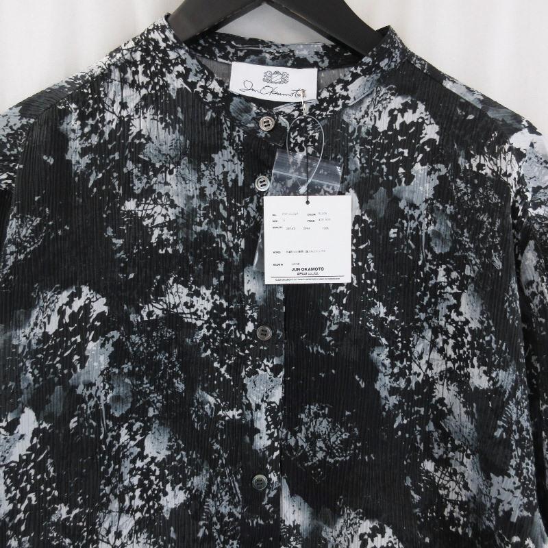 JUN OKAMOTO - ジュンオカモト 木漏れ日の隙間に隠されたブラウス 71011678 未使用 JUN OKAMOTO ジュンオカモト 木漏れ日の隙間に隠された