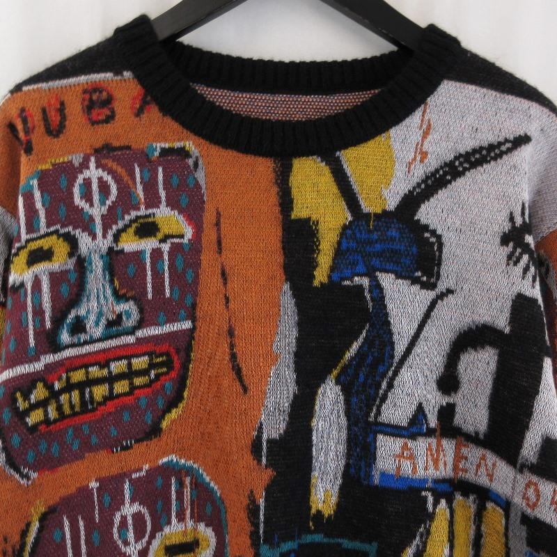 WACKO MARIA × JEAN-MICHEL BASQUIAT ワコマリア 22AW クルー