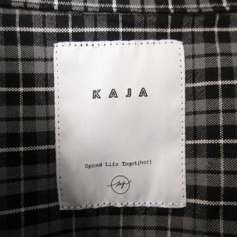美品 KAJA カジャ ハーフジップ プルオーバーチャックシャツ 美品 KAJA カジャ ハーフジップ プルオーバーチャックシャツ