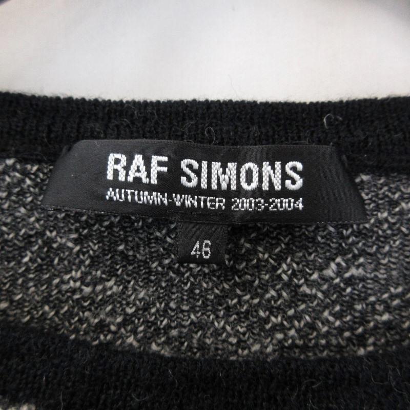 RAF SIMONS ラフシモンズ グラフィック ニット 03/04AW CLOSER期 RAF SIMONS ラフシモンズ グラフィック ニット 03/04AW CLOSER期
