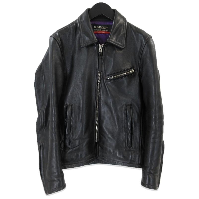 カドヤ KADOYA HEAD FACTORY シングルライダース レザー カドヤ KADOYA HEAD FACTORY シングルライダース レザー