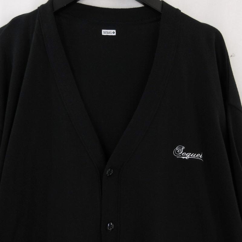 シークエル sequel モヘアカーディガン 刺繍