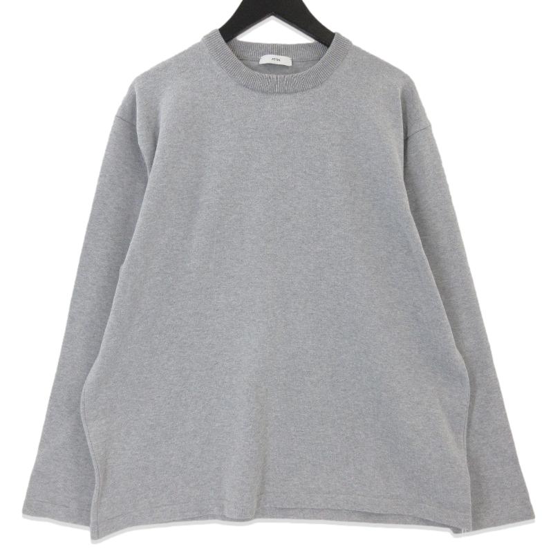 未使用 ATON エイトン NATURAL DYED ORGANIC COTTON CREWNECK SWEATER  