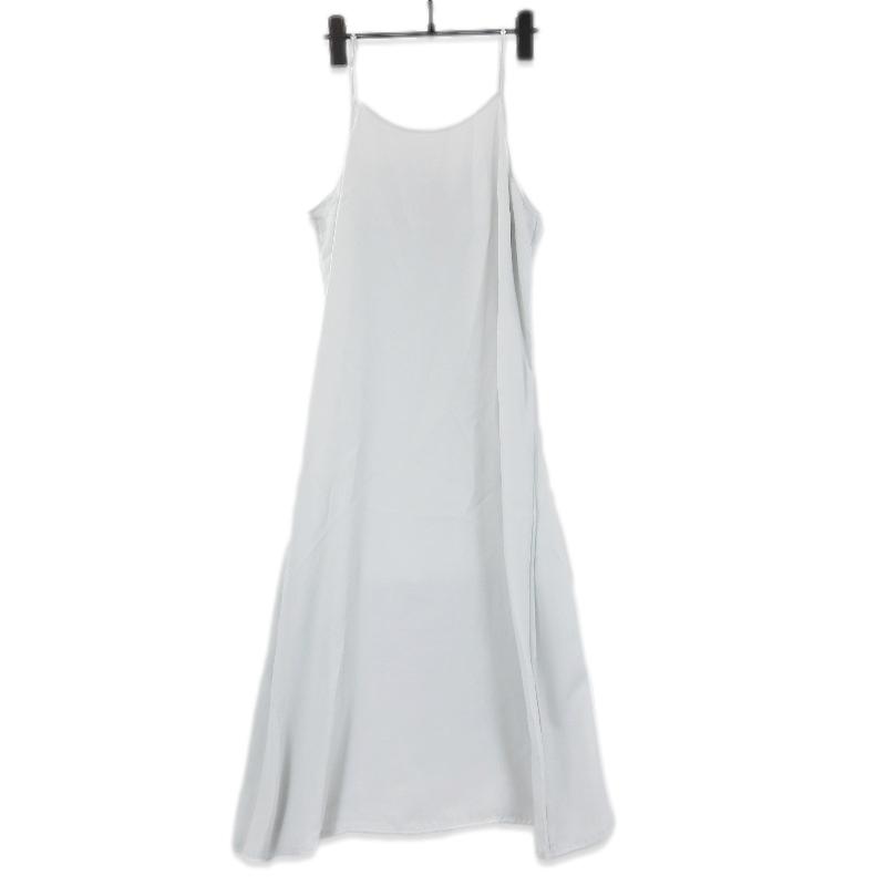 未使用 Graphpaper グラフペーパー Satin Band Collar Dress GL251  