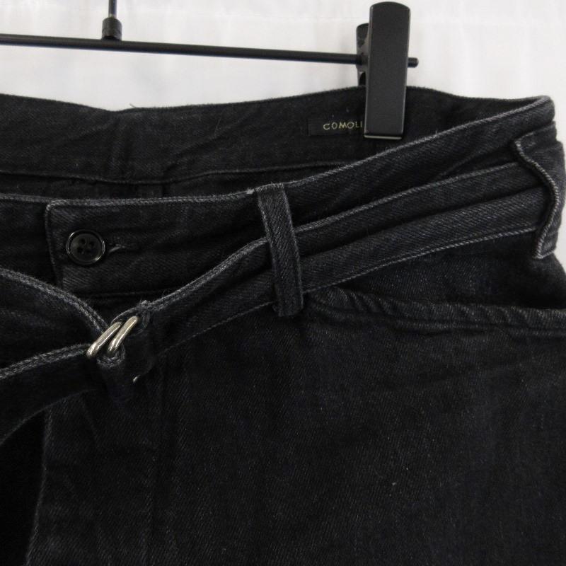 COMOLI コモリ デニムベルテッドパンツ Y03-03001 23AW 日本製 
