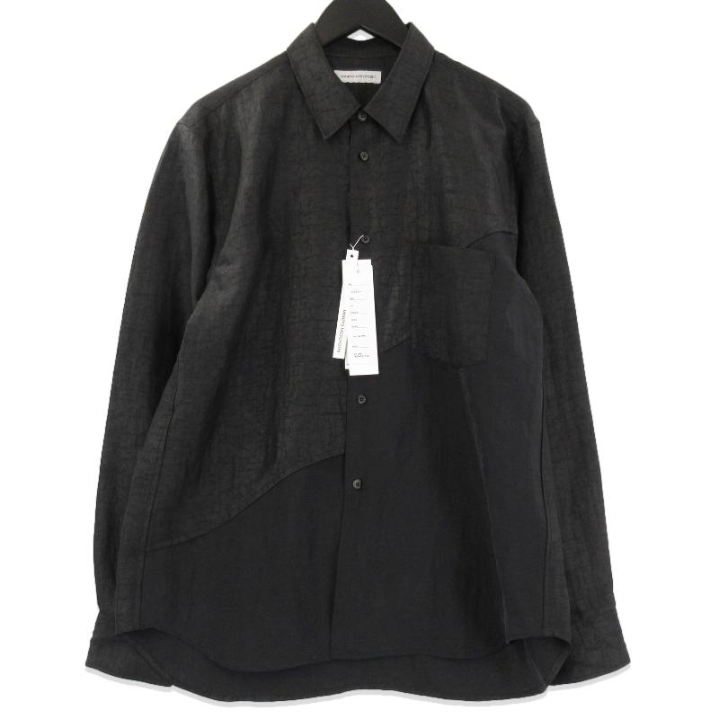 mqyo様 未使用 MAHITO MOTOYOSHI マヒトモトヨシ シルク泥染シャツ MD-S4042