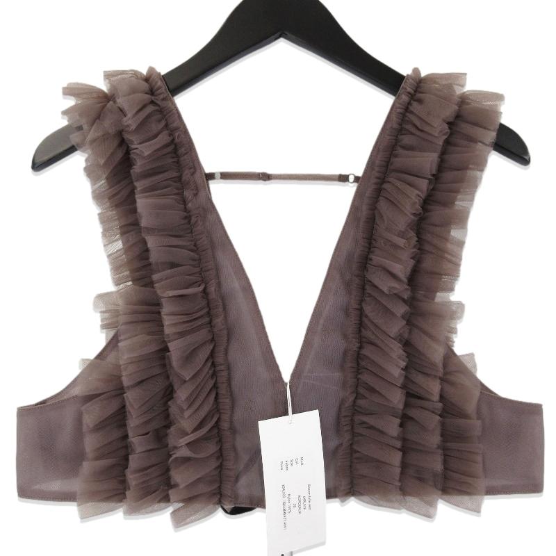 RYUKAGA Bosom tulle vest
