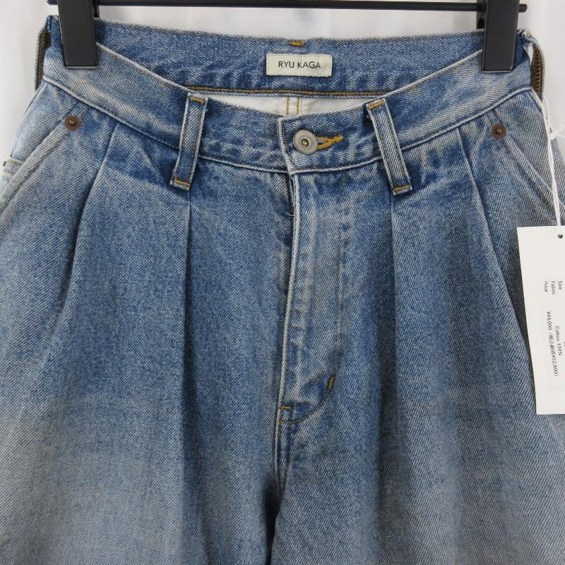 未使用 RYU KAGA リュウカガ DENIM BAGGY PANTS 24SS 64RP02A デニム