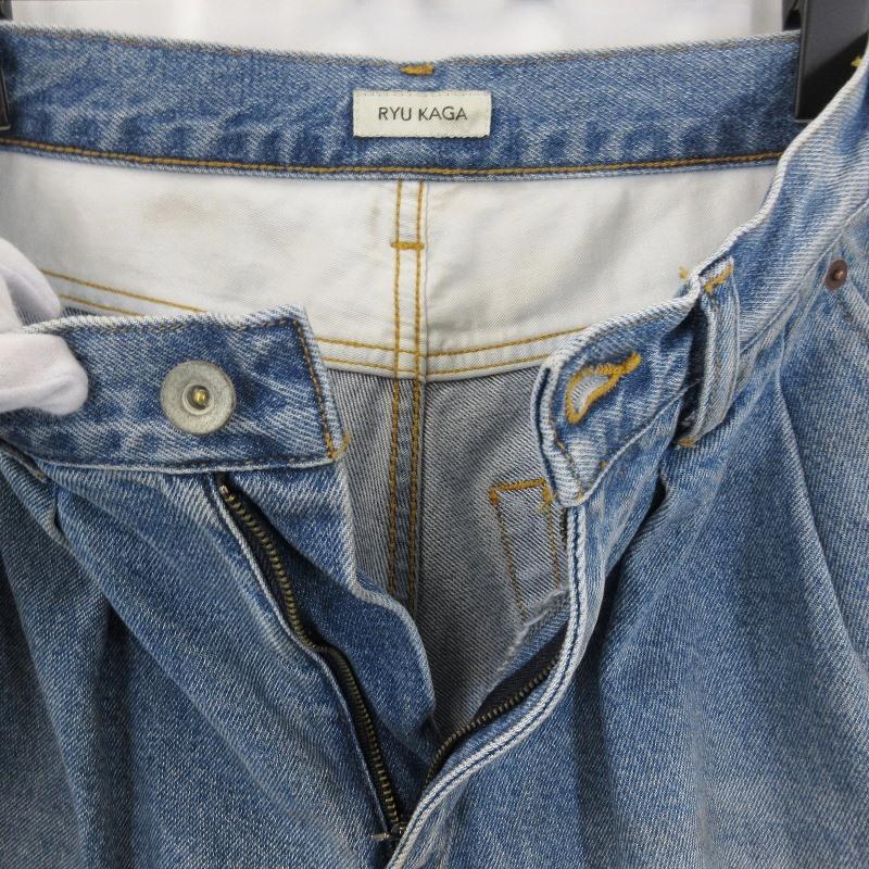 未使用 RYU KAGA リュウカガ DENIM BAGGY PANTS 24SS 64RP02A デニム