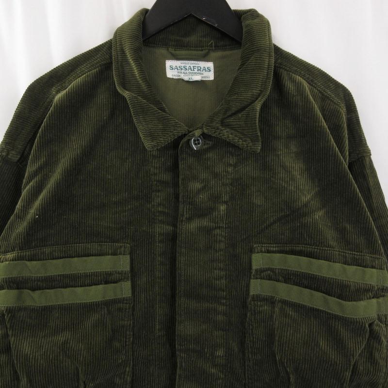 SASSAFRAS ササフラス コーデュロイジャケット OVERGROWN