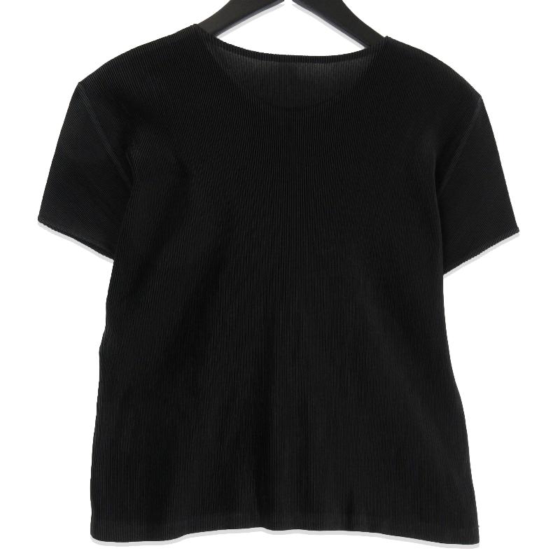 美品✨PLEATS PLEASE ジップ　ブラック　長袖　ポケット　XLサイズ 美品PLEATS PLEASE ！長袖ジップアップ