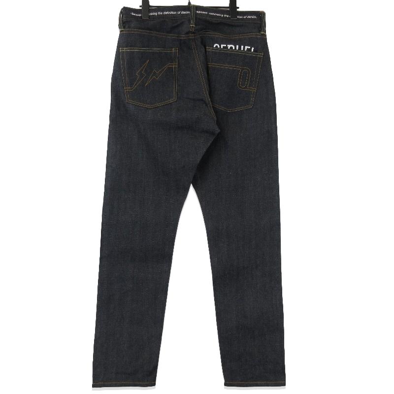 SEQUEL × FRAGMENT DESIGN / ボトム/S/デニム/NVY/無地/SQ-21SS-PT-05 未使用 SEQUEL × Fragment Design シークエル フラグメントデザイン