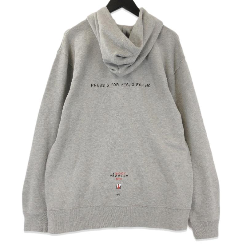 Sequel シークエル　パーカー ホワイト　サイズS シークエル SEQUEL サイズ:L バックプリントマウンテンパーカー