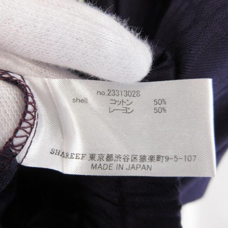 未使用 SHAREEF シャリーフ SHADOW JQ L/S SMOCK 23313028 長袖シャツ
