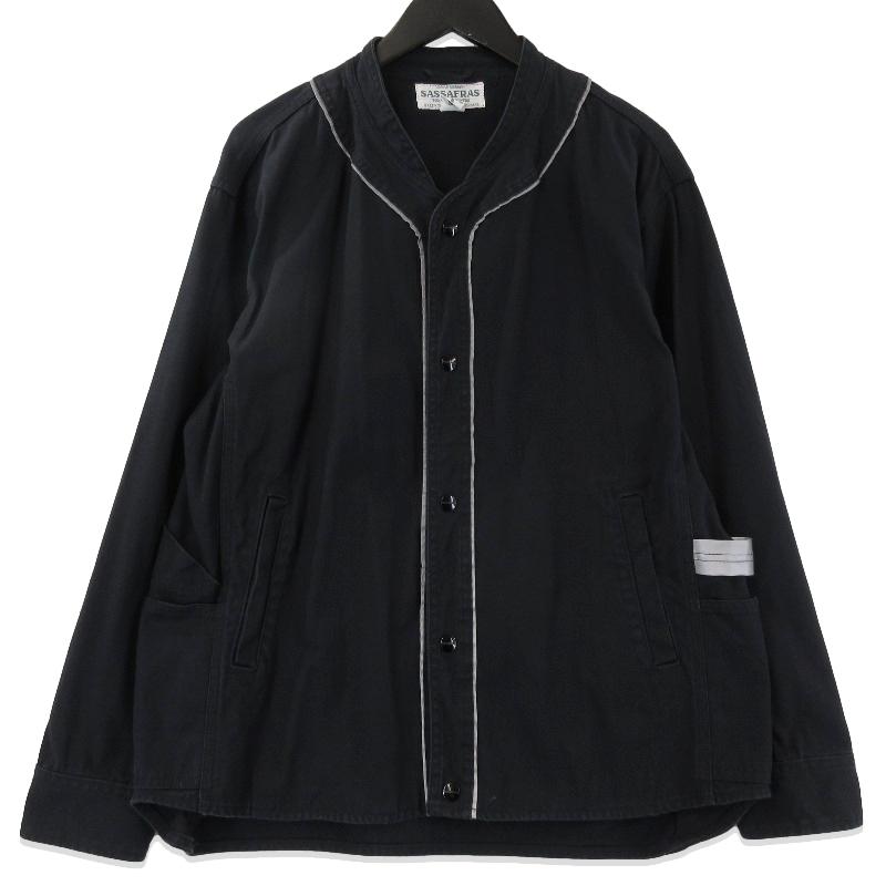 SASSAFRAS ササフラス Vase Wall Gardener Jacket ノーカラー