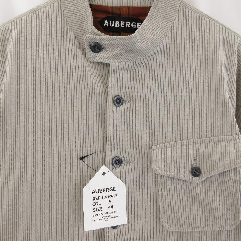 AUBERGE 『SORBONNE』コーデュロイ　ジャケット　サイズ42 AUBERGE/オーベルジュ SORBONNE コーデュロイジャケット