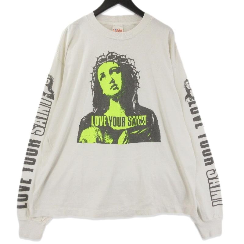 Saint Mxxxxxx コットン プリント クルーネック 長袖 Tシャツ