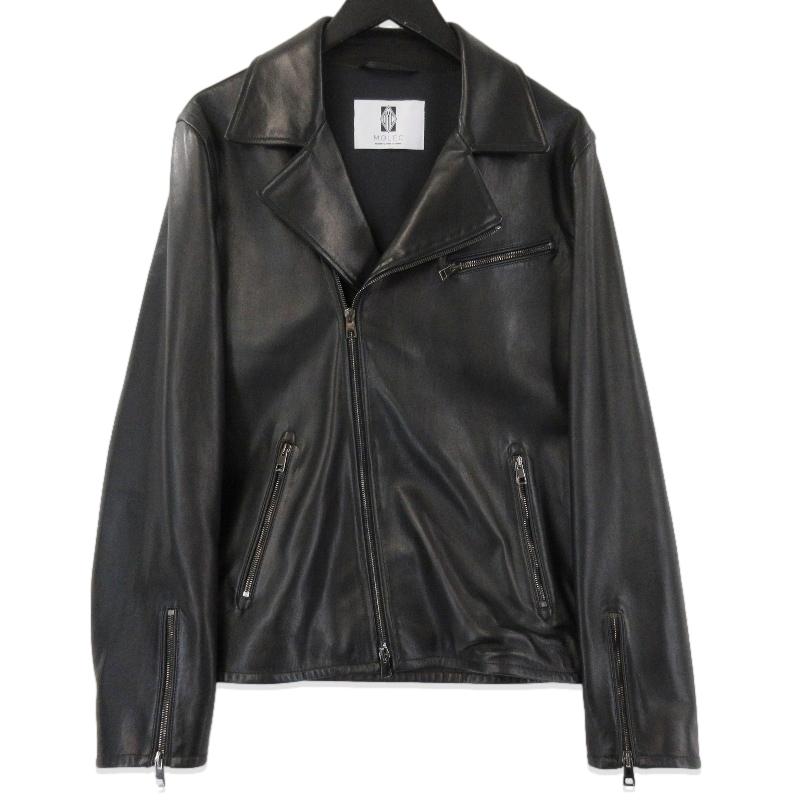 MOLEC モレック ダブルライダース MO-SP02 羊革 イタリア製 ブラック