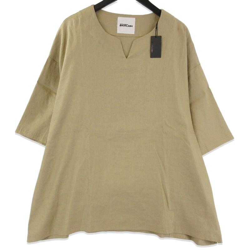希少イサムカタヤマ　バックラッシュ　半袖シャツ　ハーフパンツ　セット　カーキM革 希少イサムカタヤマ バックラッシュ 半袖シャツ ハーフパンツ