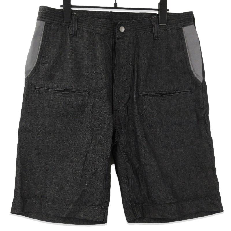 SASSAFRAS ササフラス Wheel Barrow Pants 1/2 デニムショーツ