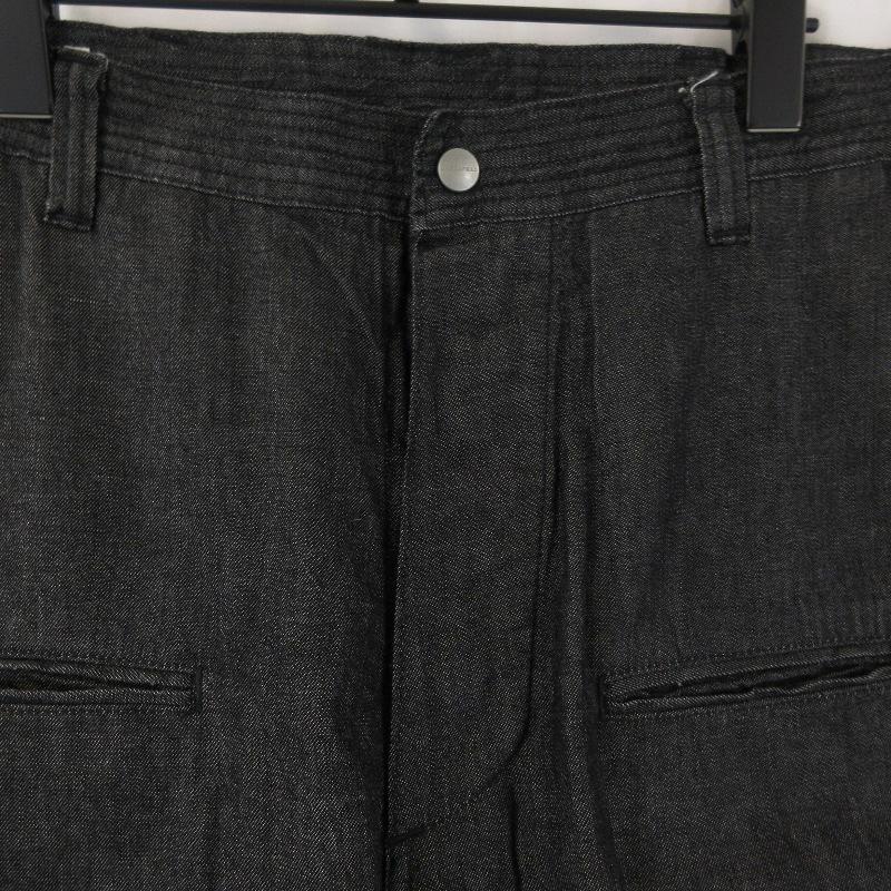 SASSAFRAS ササフラス Wheel Barrow Pants 1/2 デニムショーツ