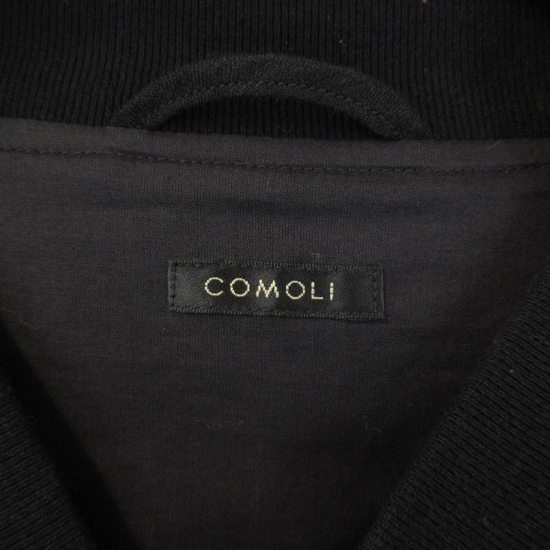 美品 COMOLI コモリ リネンWクロス ジップブルゾン Z01-01019 MA-1型  